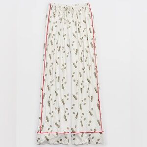 🆕 NWT Aerie Real Soft® Trouser PJ Bottoms Pajama Pants Olive SO SOFT 🫒 🍸